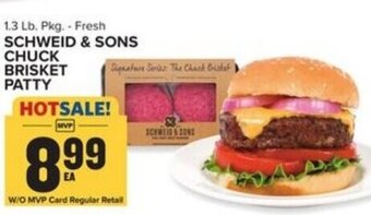 Food Lion Schweid & Sons Chuck Brisket Patty offer