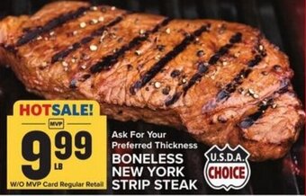 Food Lion Boneless New York Strip Steak offer