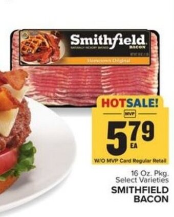 Food Lion Smithfield Bacon 16 oz offer