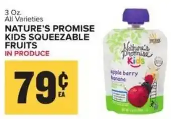Food Lion Nature's Promise Kids Squeezable Fruits 3 oz offer