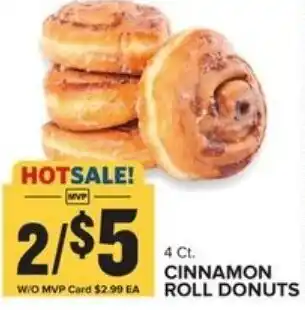 Food Lion Cinnamon Rool Donuts offer