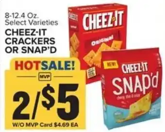 Food Lion Cheez-It Crackers Or Snap'd 8-12.4 oz offer