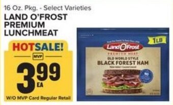 Food Lion Land O'Frost Premium Lunchmeat 16 oz offer