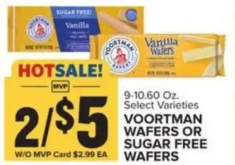 Food Lion Voortman Wafers Or Sugar Free Wafers 9-10.60 oz offer