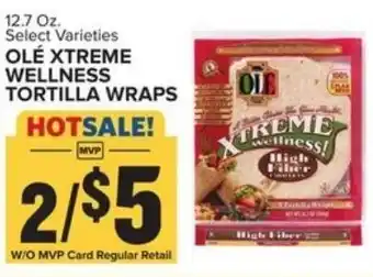 Food Lion Olé Xtreme Wellness Tortilla Wraps 12.7 oz offer