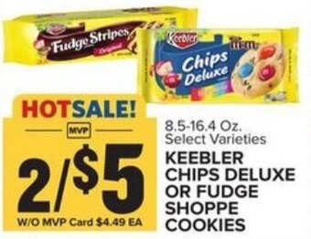 Food Lion Keebler Chips Deluxe Or Fudge Shoppe Cookies offer