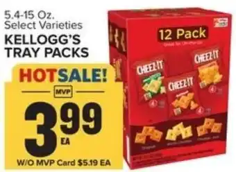 Food Lion Kellogg's Tray Packs 5.4-15 oz offer