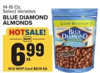Food Lion Blue Diamond Almonds 14-16oz offer