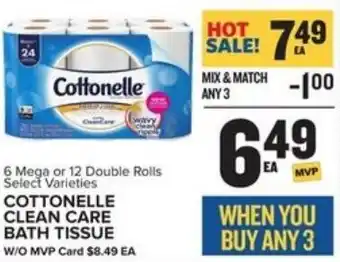 Food Lion Cottonelle Clean Care Bath Tissue offer