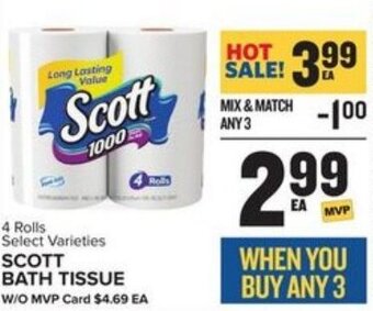 Food Lion Scott Bath Tissue offer