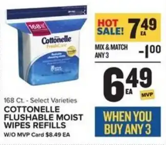 Food Lion Cottonelle Flushable Moist Wipes Refills offer
