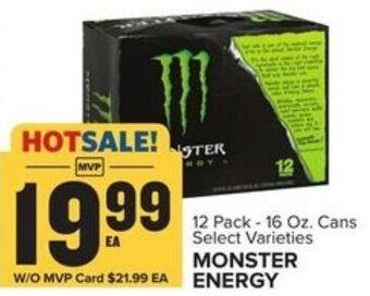 Food Lion Monster Energy 16 oz offer