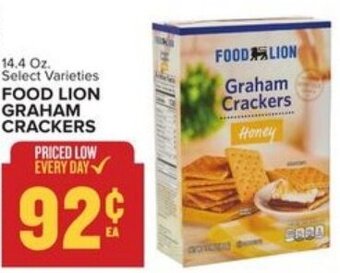 Food Lion Food Lion Graham Crackers 14.4 oz offer