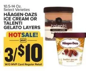 Food Lion Häagen-Dazs Ice Crea Or Talenti Gelato Laters 10.5-14 oz offer