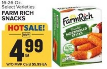Food Lion Farm Rich Snacks 16-26 oz offer