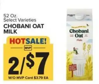 Food Lion Chobani Oat Milk 52 oz offer