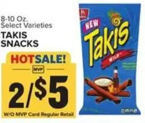 Food Lion Takis Snacks 8-10 oz offer