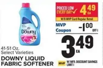 Food Lion Downy Liquid Fabric Softener 41-51 oz offer
