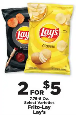 IGA Frito-Lay Lay's 7.75.8 oz offer