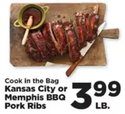 IGA Kansas City or Memphis BBQ Pork Ribs offer
