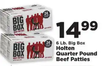 IGA Holten Quarter Pound Beef Patties offer