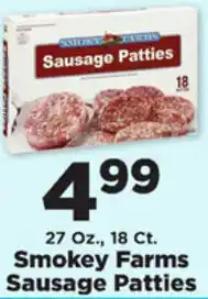 IGA Smokey Farms Sausage Patties 27 oz offer