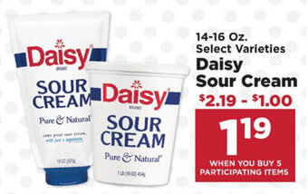 IGA Daisy Sour Cream 14-16 oz offer