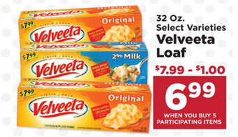 IGA Velveeta Loaf 32 oz offer