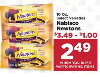 IGA Nabisco Newtons 10 oz offer