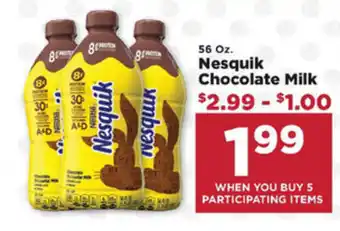 IGA Nesquik Chocolate Milk 56 oz offer