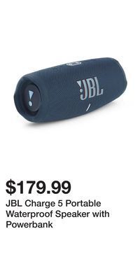 Kohl's Jbl charge 5 portable waterproof speaker with powerbank offer