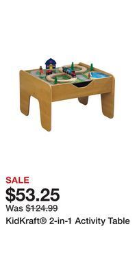 Kohl's Kidkraft® 2-in-1 activity table offer