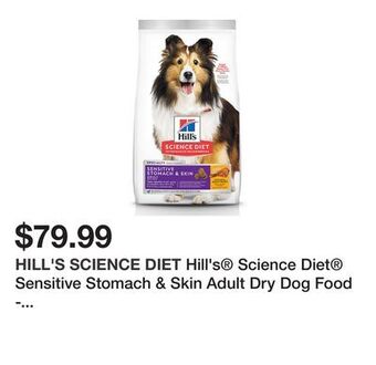 Petsmart Hill's® science diet® sensitive stomach & skin adult dry dog food - chicken & barley offer