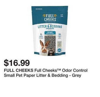 Petsmart Full cheeks™ odor control small pet paper litter & bedding - grey offer