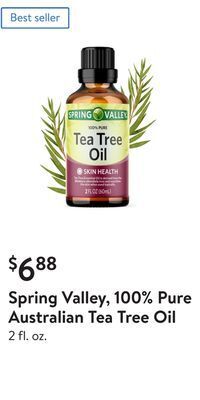 Walmart Spring valley, 100% pure australian tea tree oil offer