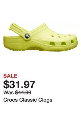 Dick's Sporting Goods Crocs classic clogs offer