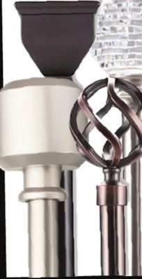 Ollie's Famous maker curtain rod set closeout offer