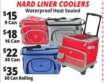 Ocean State Job Lot Hard liner coolers offer