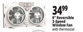 Ocean State Job Lot Penguin 9 twin window fan offer