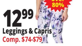 Ocean State Job Lot Leggings & capris offer