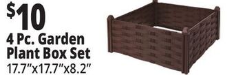 Ocean State Job Lot Raised garden bed, 4-piece offer