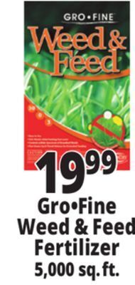 Ocean State Job Lot Gro fine weed & feed fertilizer, 5,000 sq ft offer