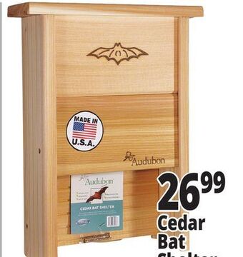 Ocean State Job Lot Cedar bat shelter offer