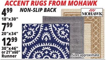 Ocean State Job Lot Mohawk accent rugs offer