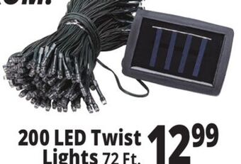 Ocean State Job Lot Solar twist lights, 200 lights offer