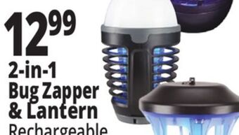 Ocean State Job Lot 2-in-1 rechargeable bug zapper & lantern offer