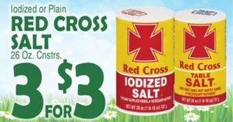 Bravo Supermarkets Red cross salt offer