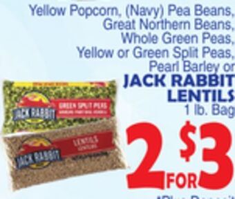 Bravo Supermarkets Jack rabbit lentils offer