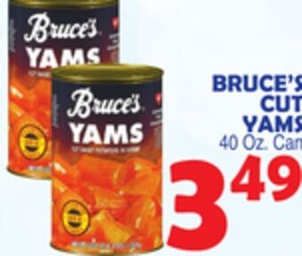 Bravo Supermarkets Bruce's cut yams offer