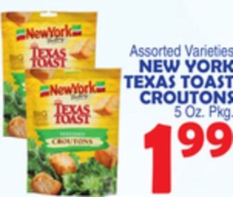 Bravo Supermarkets New york texas toast croutons offer